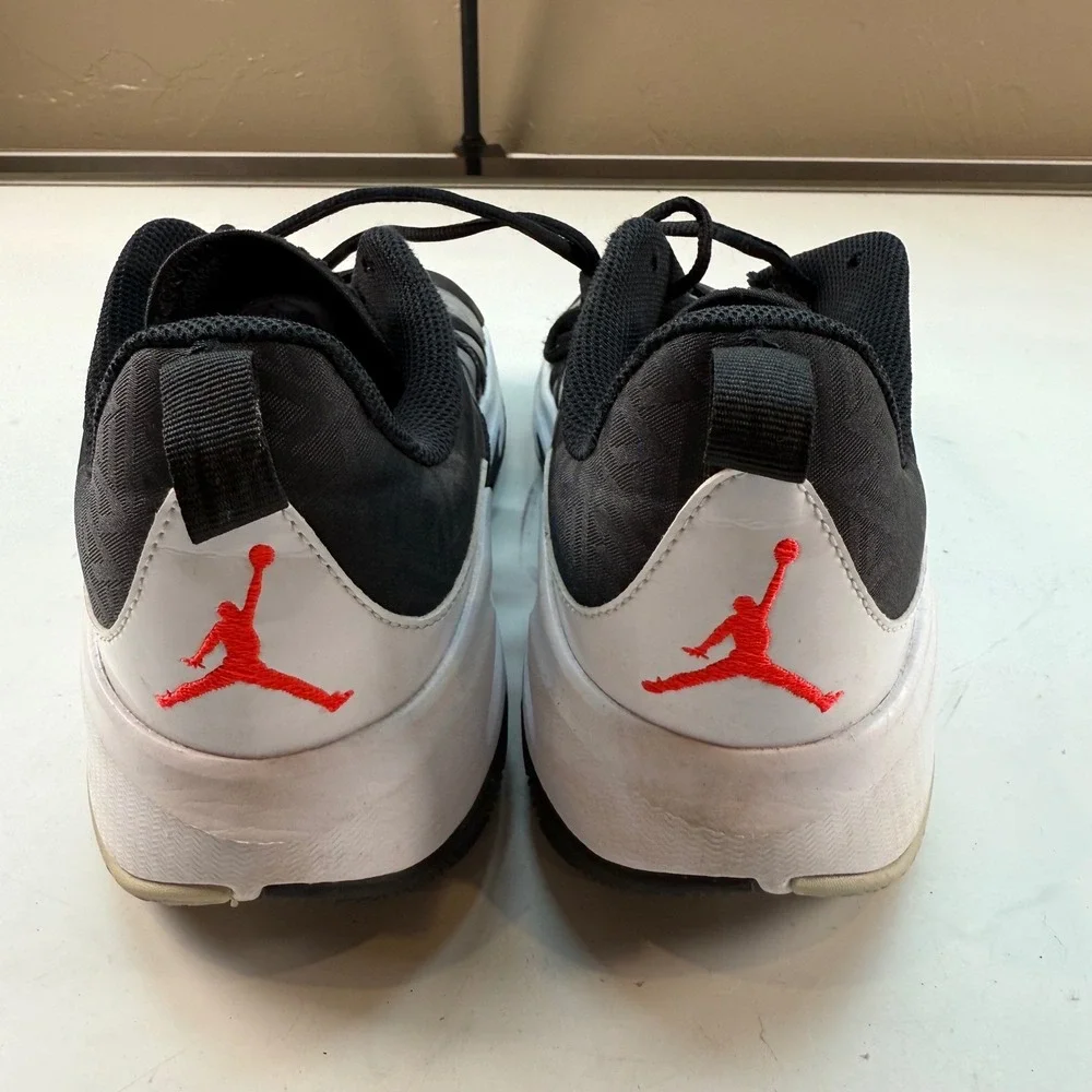 Jordan One Take 3 Black White Red Basketball Athletic Shoes Size 9.5 Men's